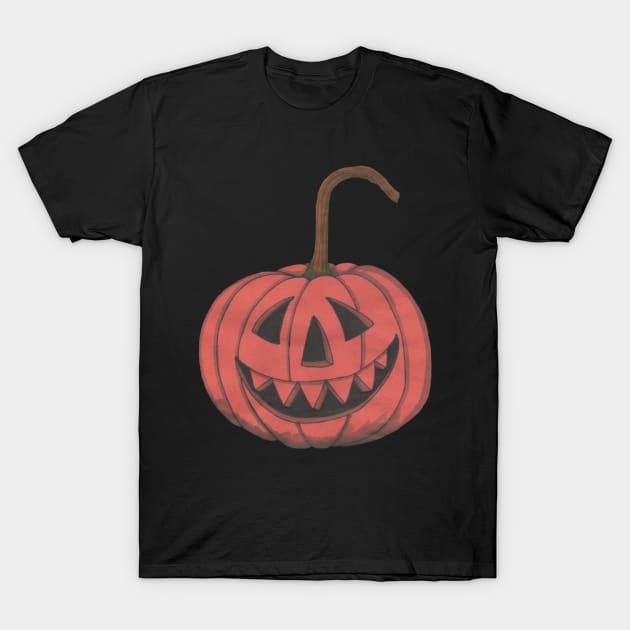 Halloween, pumpkin, Jack O Latern T-Shirt by krisevansart